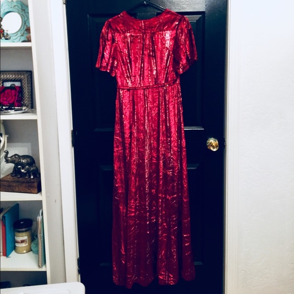 🌹[Free people] Velvet Metallic dress🌹 - Picture 7 of 8